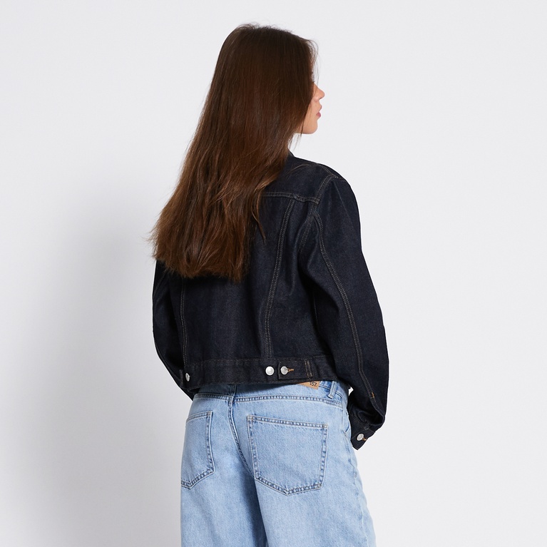 Cropped denim jacket "Own" Rinse